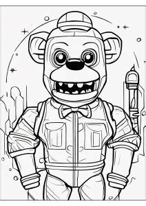 Coloriages De Fnaf Faciles Pour Enfants Gratuits Imprimer