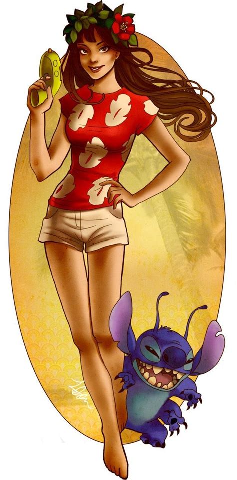 Lilo And Stitch All Grown Up Lilo And Stitch Stitch Disney Disney Art