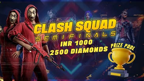 Free Fire Live Clash Squad Tournament Semi Final Diamond