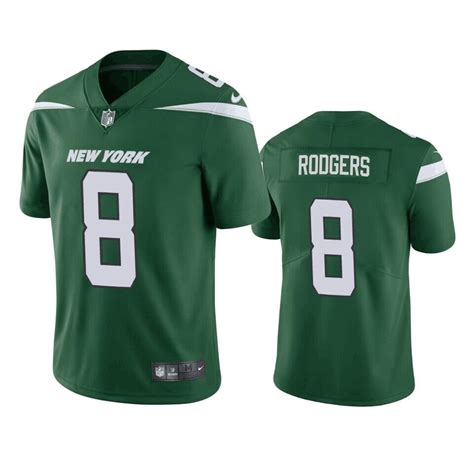 Men's New York Jets #8 Aaron Rodgers Black Vapor Untouchable Limited ...