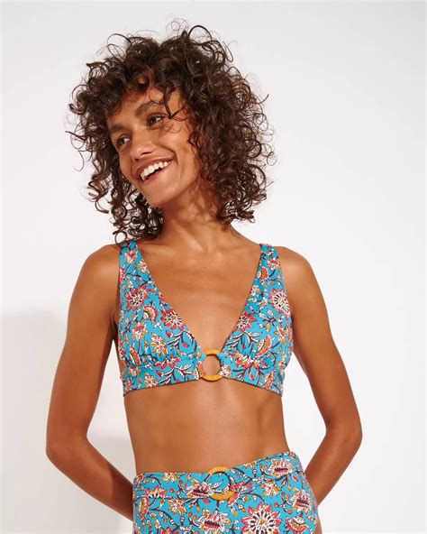 Bikini Top Banana Moon Pisco Matapalo Sg Bain Blue