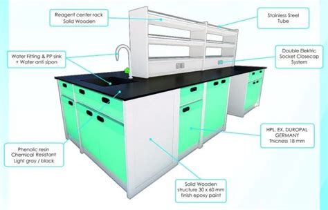 Jual Meja Laboratorium Kimia Laboratory Benches Produsen Furniture