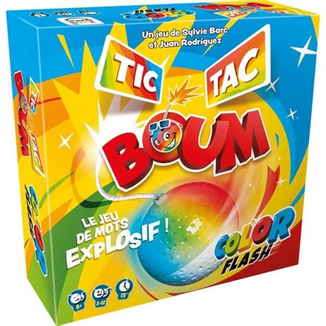 Tic Tac Boum Color Flash Jeux de société Ludum fr