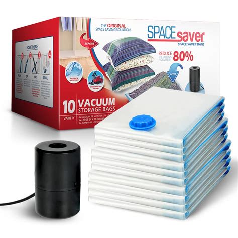 Buy Spacesaver Vacuum Storage Bags With Electric Pump Variety Pack