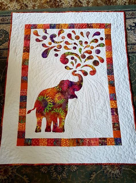 Paisley Splash Elephant Elephant Quilts Pattern Elephant Quilt