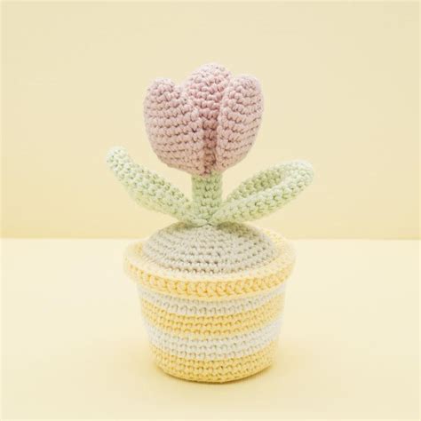 These Spring Crochet Plant Pots Will Brighten Your Window Sill