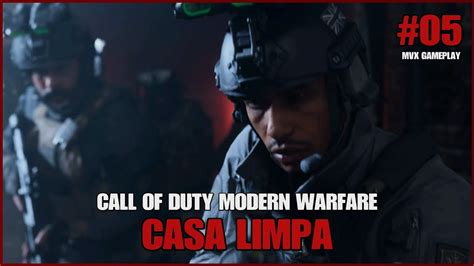 Call Of Duty Modern Warfare Ep Casa Limpa Ps Gameplay K Youtube