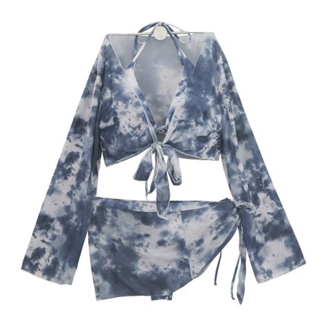 kg ชดวายนำ ชน bikini เสอคลม ผาคลม ลายมดยอมสคราม
