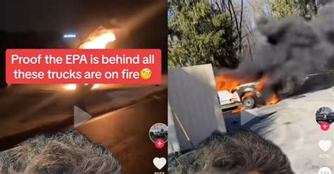 Diesel Truck Fires Spark Conspiracy Theories on TikTok