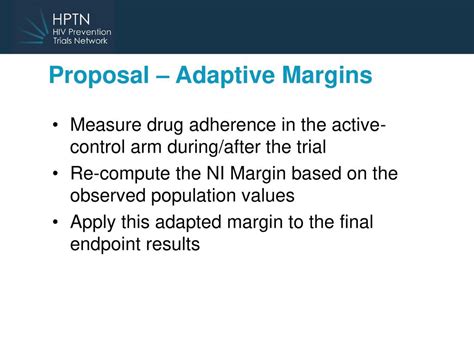 Adaptive Non Inferiority Margins Under Observable Non Constancy Ppt