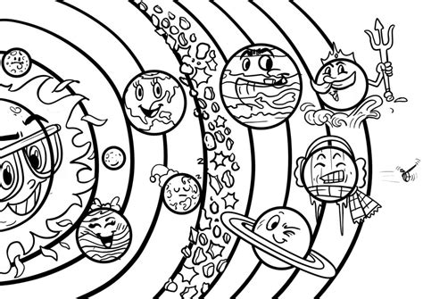 Pagine Da Colorare Del Sistema Solare Coloringpagesonly