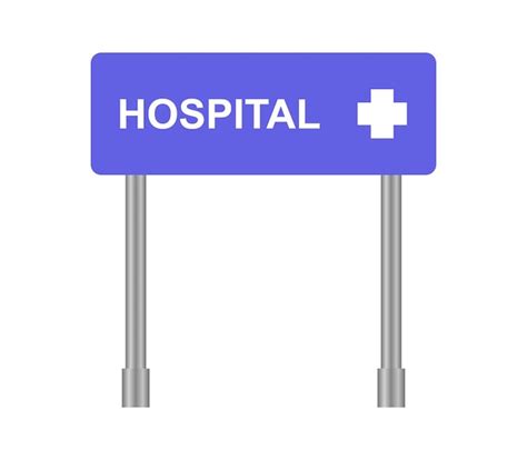 Premium Vector | Hospital sign