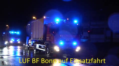 Wlf Ab Gefahrgut Mit Fwa Luf Tlf Bf Bonn Fw Mit