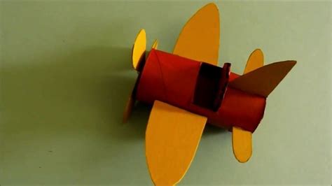 Re Edited Airplane Made From A Toilet Paper Roll Airplane Crafts