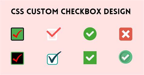 How To Style Custom Checkbox CSS