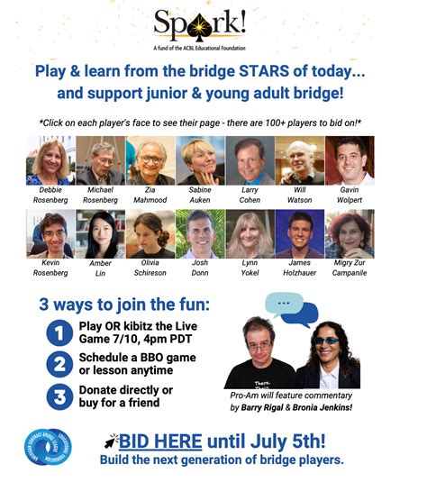 2023 SPARK! Bridge Auction « Palo Alto Bridge