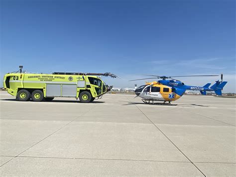 CVG Aircraft Rescue and Firefighting team recognized for heroic organ