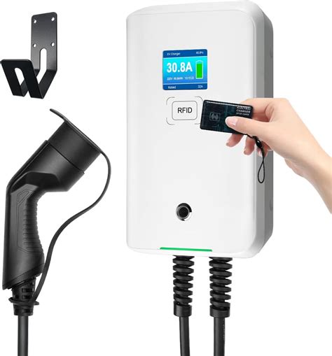 Amazon fr Morec 7kw ev Chargeur Monophasé Type 2 32A Station de