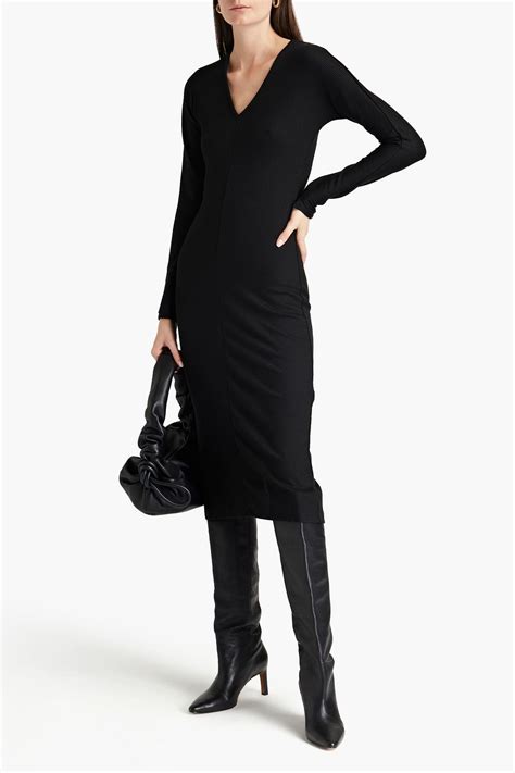 Rag Bone Ribbed Knit Midi Dress The Outnet