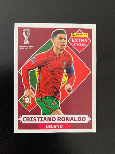 Panini Wm Extra Sticker Cristiano Ronaldo Acheter Sur Ricardo