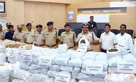 Cyberabad Police Bust Interstate Drug Racket Seize Ganja Worth Rs 3 Cr