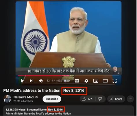 video  pm modi falsely shared  announcement   rs