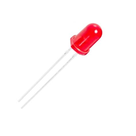 Led Difuso Rojo De Mm Micro Wire Pt