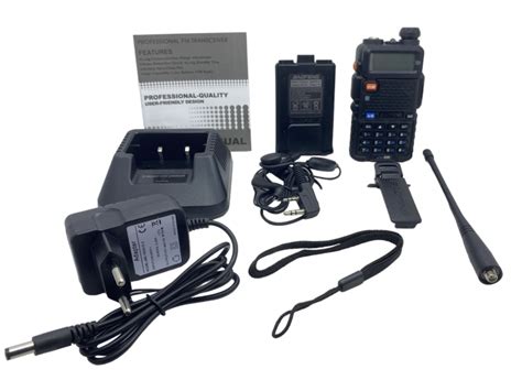 Рация Baofeng UV-5R черная
