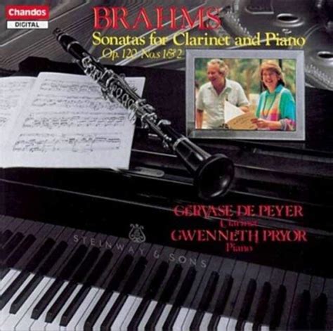 Johannes Brahms Gwenneth Pryor Gervase De Peyer Brahms Sonatas For