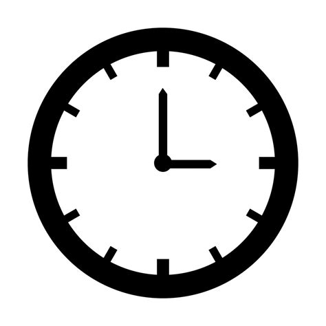 Clock Vector Icon 355146 Vector Art At Vecteezy