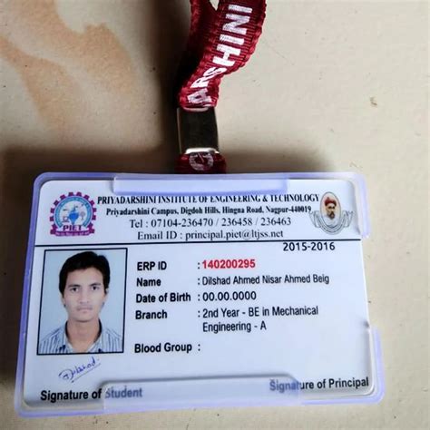 Plastic Rectangular College Id Card At Rs Piece In Nagpur Id