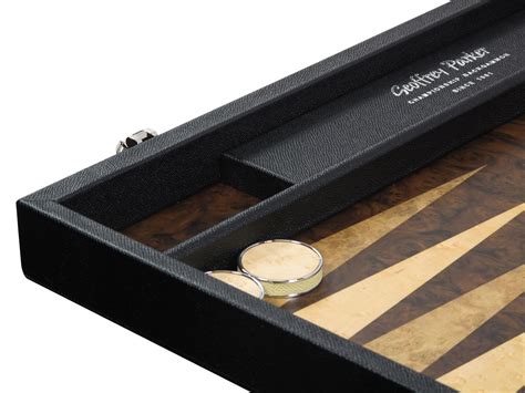 Wooden Backgammon Set | Geoffrey Parker | Luxury Games