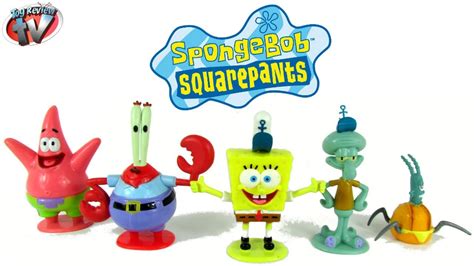 Spongebob Squarepants 5 Figure Set Toy Review Simba Youtube