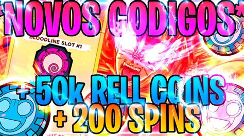 CORRE NOVOS CÓDIGOS DE 50K RELL COINS E 200 SPINS SHINDO LIFE