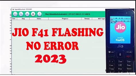 JIO F41T FLASHING 2023 1000 TESTED YouTube