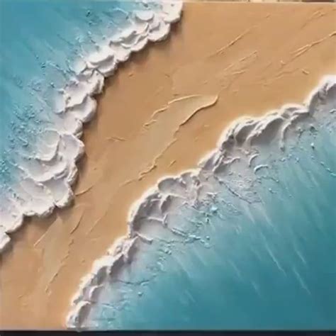 100% Painting Beach Waves | Wave art, Ocean art, Free interior design