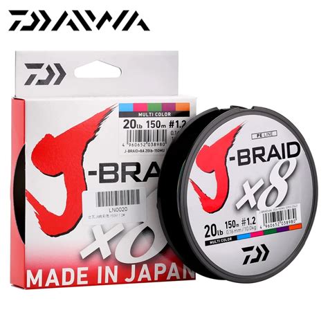 Daiwa J Braid 8 Braided Fishing Line 150m Made In Japan Linha