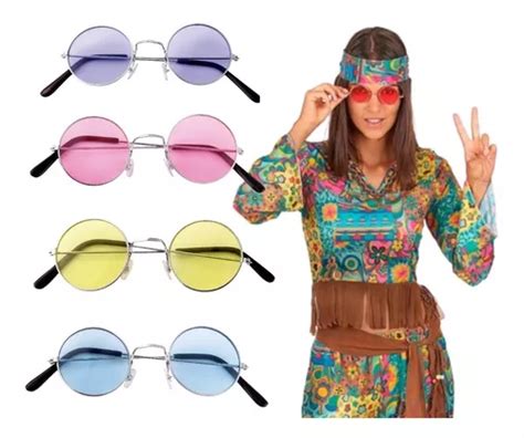 Anteojos Lentes Cotillon Fiesta Colores Lennon Hippie X