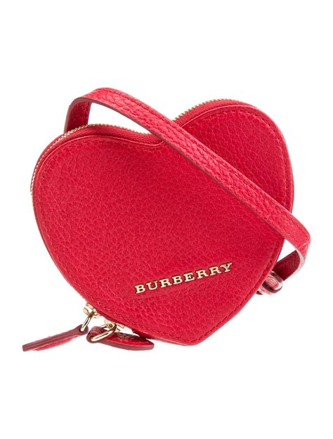 Burberry Leather Heart Crossbody Bag Red Crossbody Bags Handbags Bur432895 The Realreal