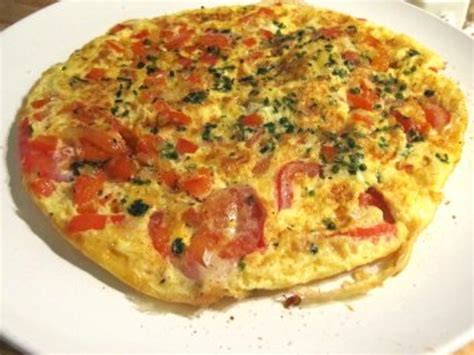 Schnelles Omelette Mit Tomate Und Paprika Rezept Kochbar De