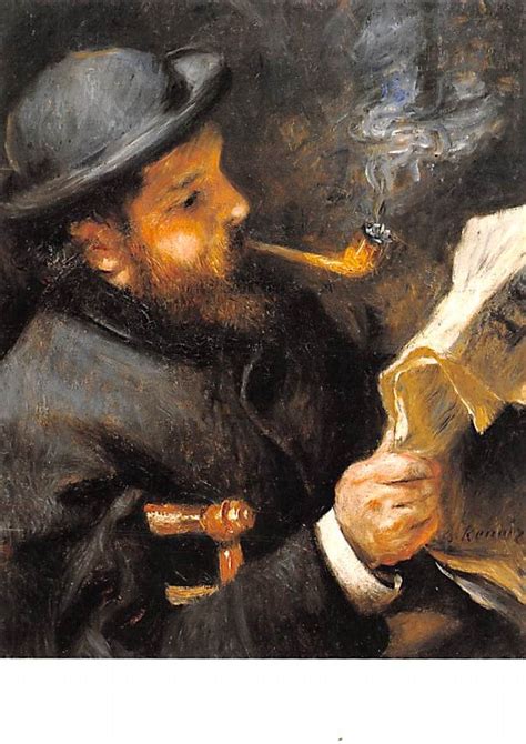 Auguste Renoir Claude Monet Reading Other Unsorted Postcard