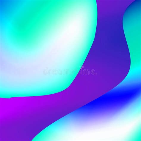 Abstract Liquid Dark Blue And Purple Gradient Geometric Fluid Shapes