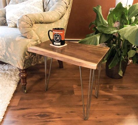 Live Edge Walnut End Table Live Edge Dining Table End Tables