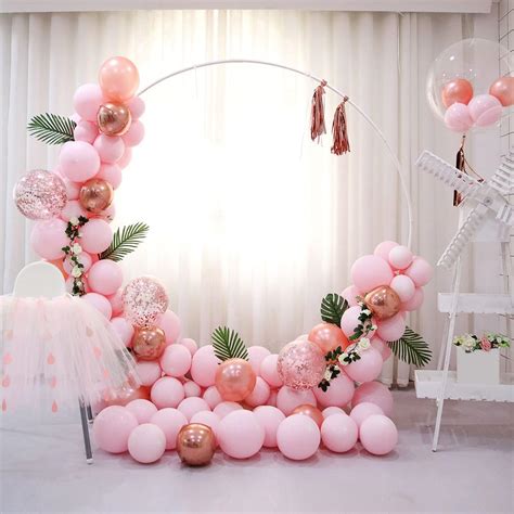 Buy 200cm Balloon Arch Stand Round Balloon Arch Frame Stand With Base