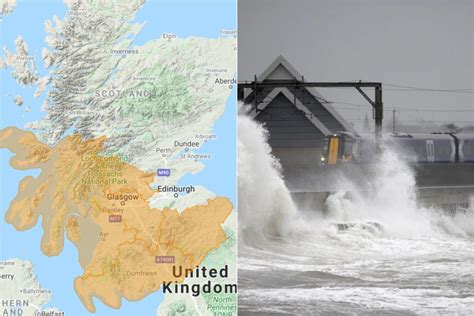 Scotland Weather Forecast Yellow Weather Warning And Flood Alerts For Thunder Lightning And