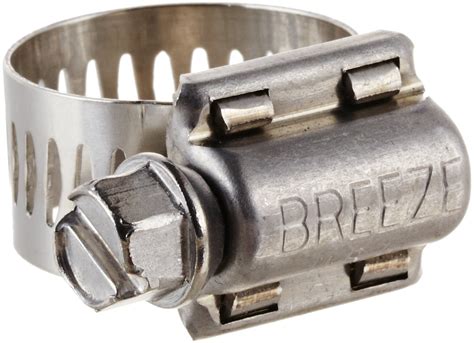 Breeze Power Seal Stainless Steel Hose Clamp Worm Drive Sae Size