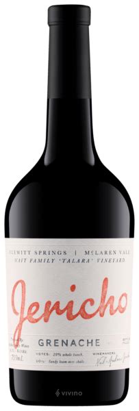 2018 Jericho Blewitt Springs Grenache Vivino