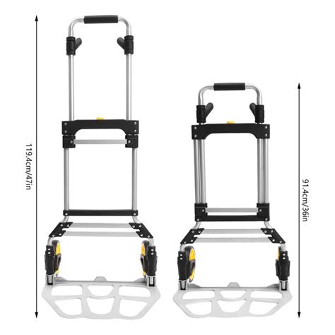 Sunyou Lb Capacity Foldable Hand Truck Dolly Wayfair