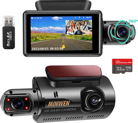 Amazon Onn Dual Dash Cam With Ultra Wide Angle Lens Lcd