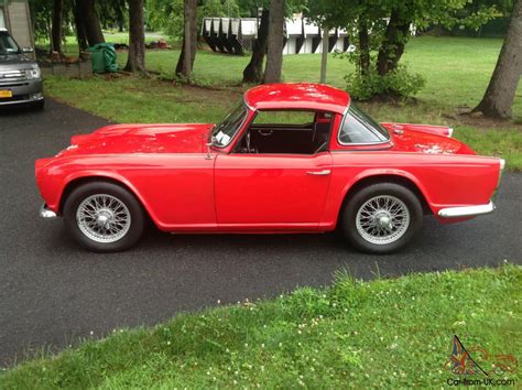 Triumph Tr Surrey Top Tr Classic British Sports Car